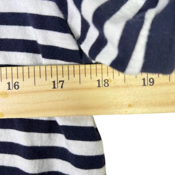 Ralph Lauren Sport Polo Blue White Striped Youth Boys XL Preppy - Picture 6 of 7